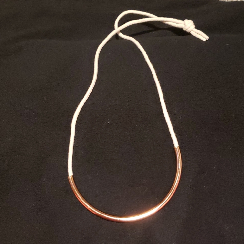 Copper/Off White Maslo Age Necklace and Bracelet